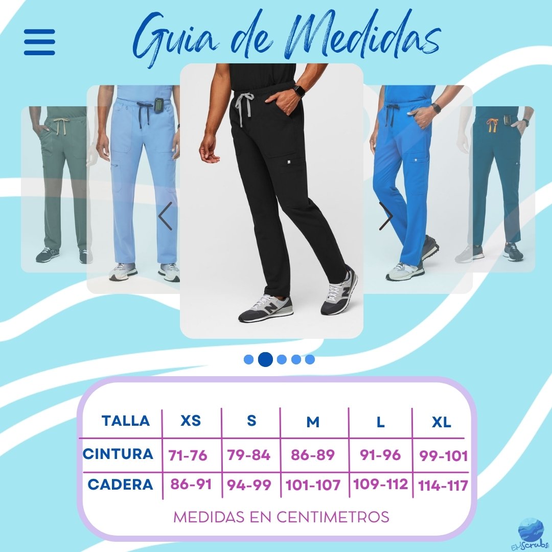 Talla pantalon caballero Figs