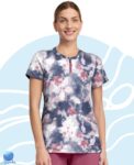 Chaqueta uniforme médico dama Healing Hands modelo HH911 Tranquil Floral, frontal