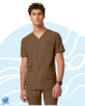 Chaqueta caballero Healing Hands hh753 marrón-frontal